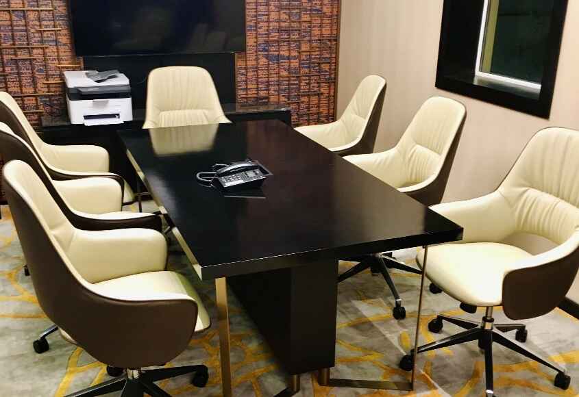 Modern conference room at Zest Metropole, one of the best hotels in Colombo.