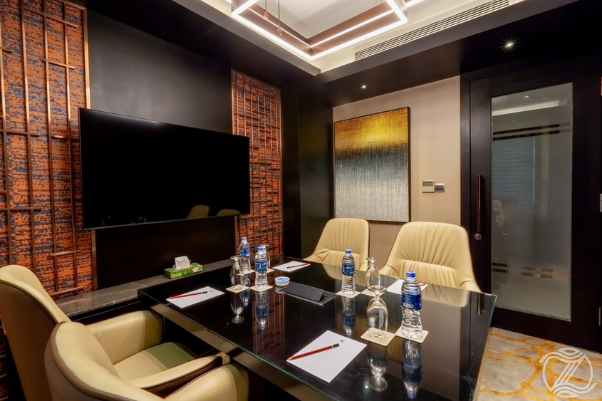 Elegant meeting room at Zest Metropole, one of the best hotels in Colombo.